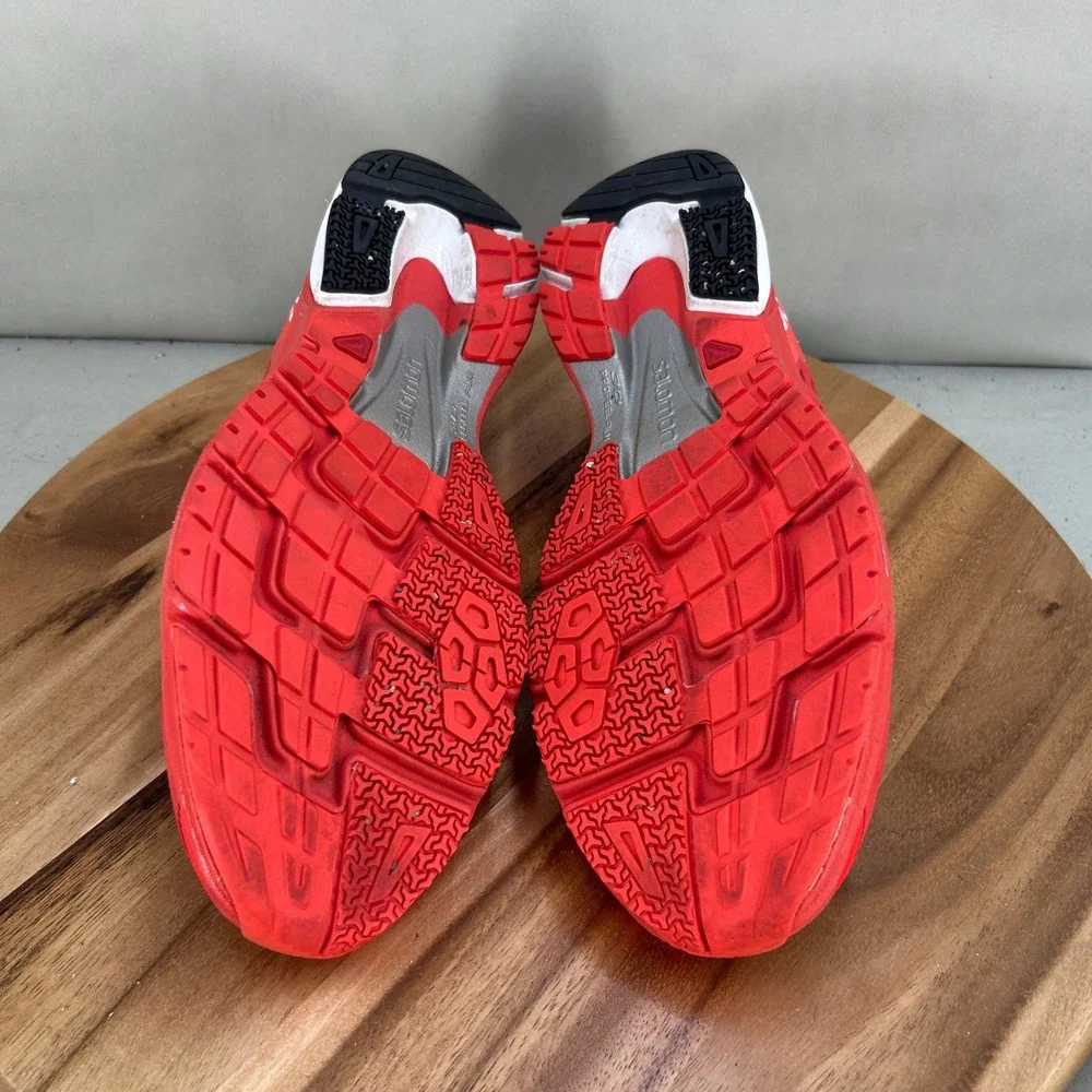 Salomon S-Lab X-Series Racing Red Running Shoes Mens Size 13